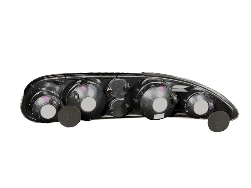 ANZO 1993-2002 Chevrolet Camaro Taillights Black - Side View