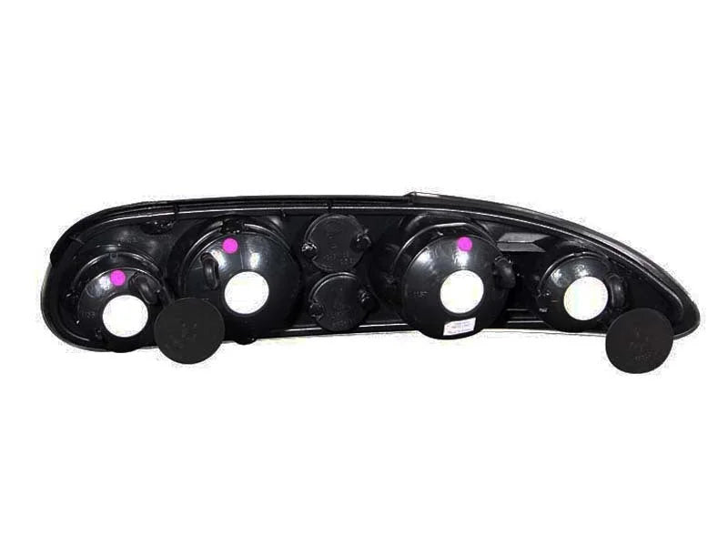 ANZO 1993-2002 Chevrolet Camaro Taillights Dark Smoke - Side View
