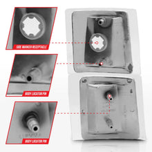 Load image into Gallery viewer, ANZO 1994-1998 Chevrolet Blazer Corner Lights Clear Lens w/ Amber Reflector - Back View