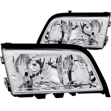 Load image into Gallery viewer, ANZO 1994-2000 Mercedes Benz C Class W202 Crystal Headlights Chrome - Main Product View