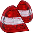 Load image into Gallery viewer, ANZO 1994-2000 Mercedes Benz C Class W202 Taillights Red/Clear - Main Product View