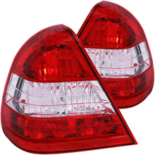 Load image into Gallery viewer, ANZO 1994-2000 Mercedes Benz C Class W202 Taillights Red/Clear - Main Product View
