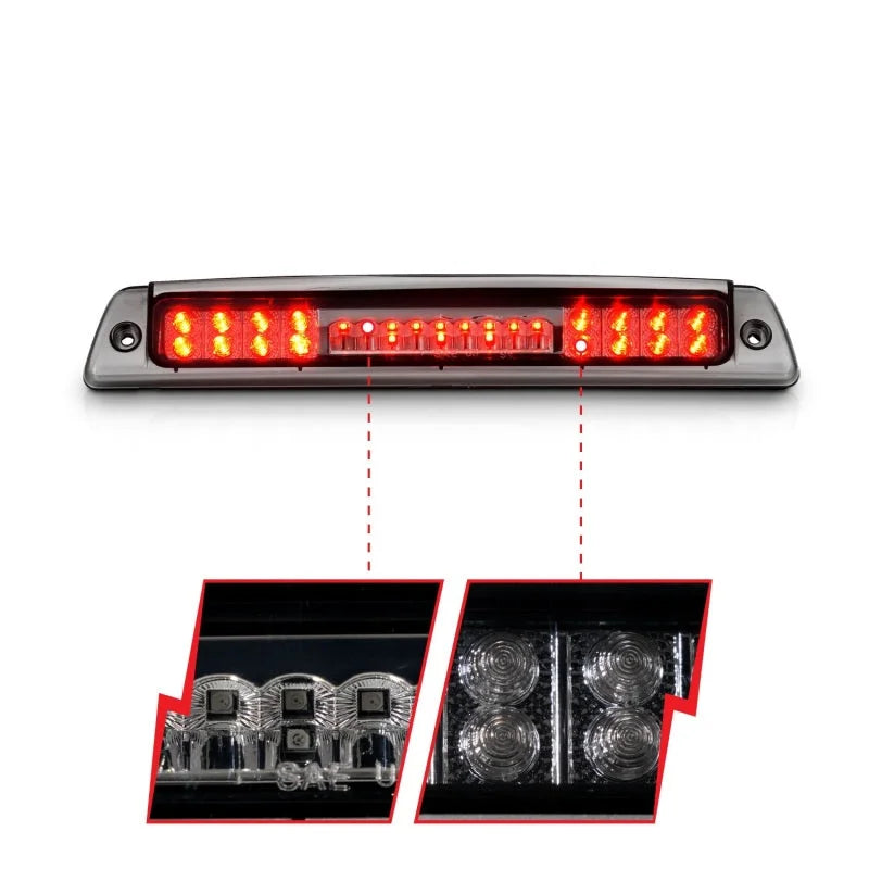 ANZO 1994-2001 Dodge Ram 1500 LED 3rd Brake Light Smoke - Installation View