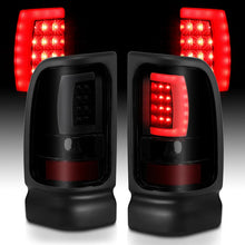 Load image into Gallery viewer, ANZO 1994-2001 Dodge Ram 1500 LED Taillights Plank Style Black w/Smoke Lens - Additional View 7
