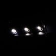 Load image into Gallery viewer, ANZO 1994-2001 Dodge Ram Crystal Headlights Black w/ LED - Back View