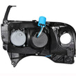 Load image into Gallery viewer, ANZO 1994-2001 Dodge Ram Crystal Headlights Black w/ LED - Installation View