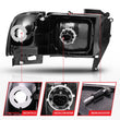 Load image into Gallery viewer, ANZO 1994-2001 Dodge Ram Crystal Headlights Black - Additional View 6