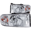 Load image into Gallery viewer, ANZO 1994-2001 Dodge Ram Crystal Headlights Chrome w/ LED - Side View