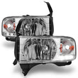 Load image into Gallery viewer, ANZO 1994-2001 Dodge Ram Crystal Headlights Chrome w/ LED - Additional View 6