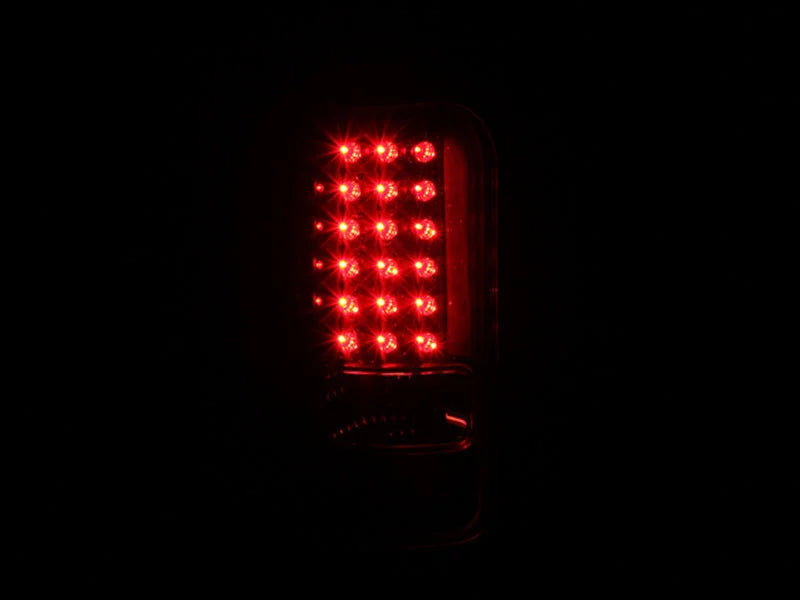 ANZO 1994-2001 Dodge Ram LED Taillights Black - Side View