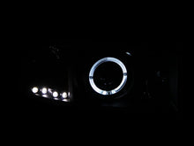 Load image into Gallery viewer, ANZO 1994-2001 Dodge Ram Projector Headlights w/ Halo Black - Side View