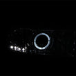 Load image into Gallery viewer, ANZO 1994-2001 Dodge Ram Projector Headlights w/ Halo Chrome - Side View