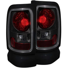 Load image into Gallery viewer, ANZO 1994-2001 Dodge Ram Taillights Dark Smoke - Main Product View