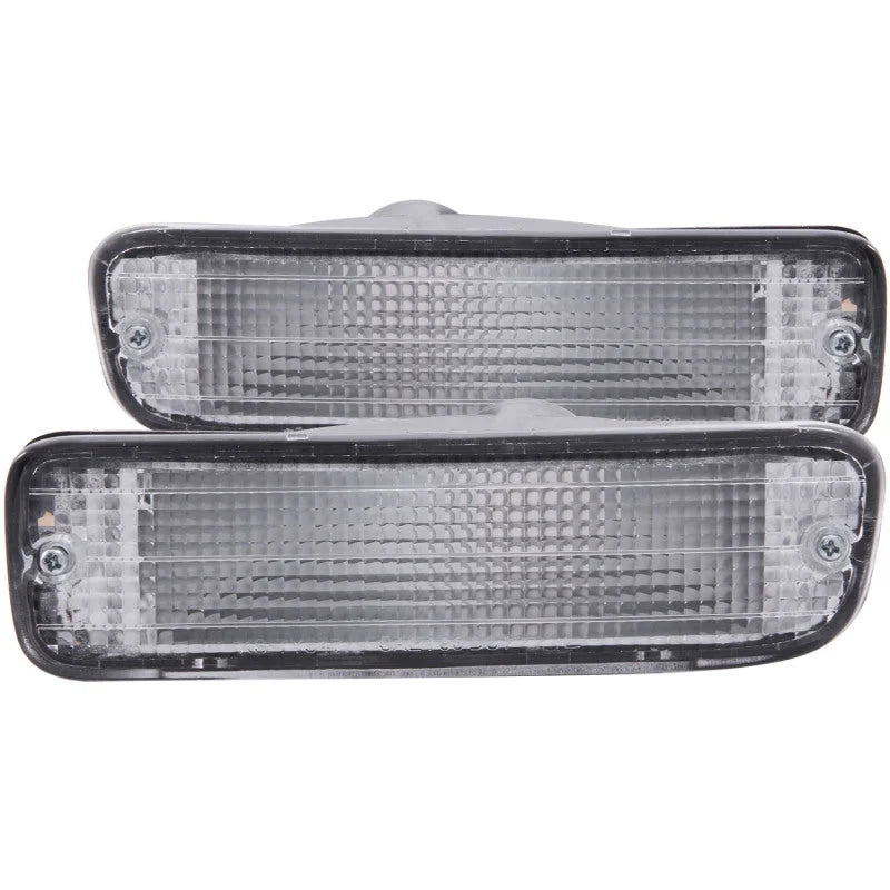 ANZO 1995-1997 Toyota Tacoma Euro Parking Lights Chrome - Main Product View