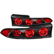 Load image into Gallery viewer, ANZO 1995-1999 Mitsubishi Eclipse Taillights Black - Main Product View