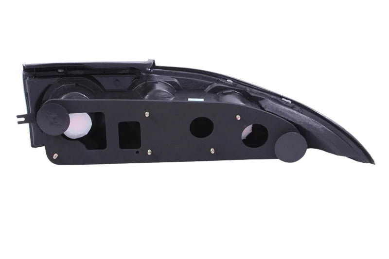 ANZO 1995-1999 Mitsubishi Eclipse Taillights Black - Side View