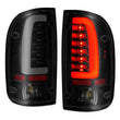 Load image into Gallery viewer, ANZO 1995-2000 Toyota Tacoma LED Taillights Black Housing Smoke Lens (Pair) - Back View