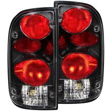 Load image into Gallery viewer, ANZO 1995-2000 Toyota Tacoma Taillights Black - Main Product View
