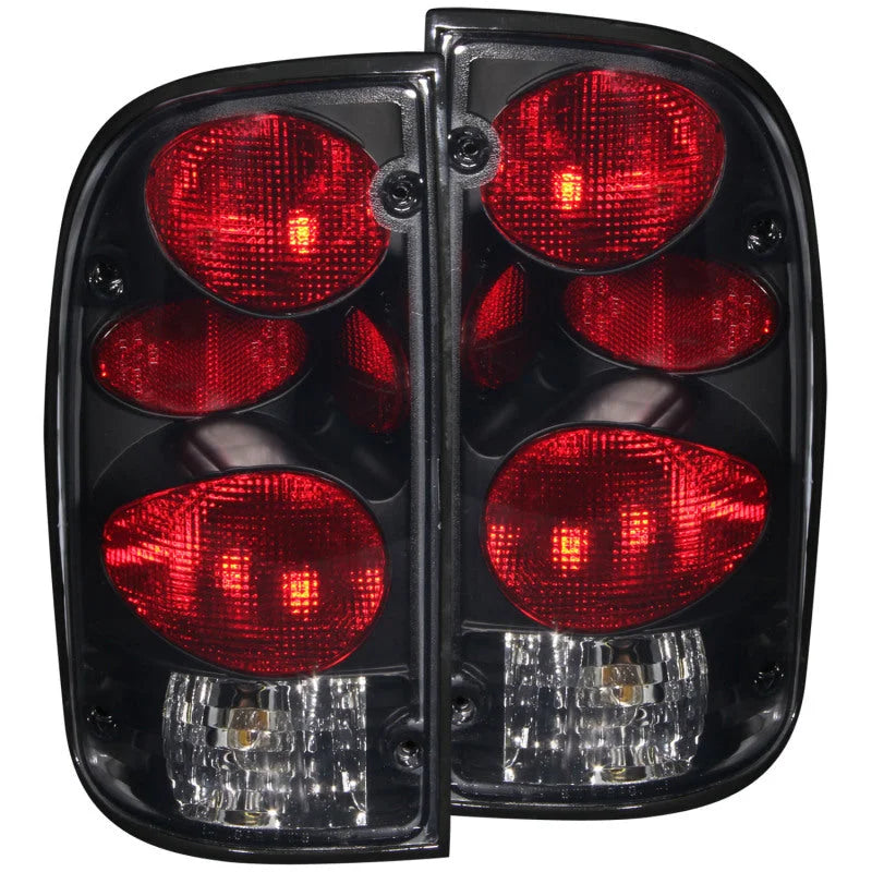 ANZO 1995-2000 Toyota Tacoma Taillights Dark Smoke G2 - Main Product View