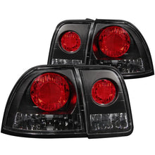Load image into Gallery viewer, ANZO 1996-1997 Honda Accord Taillights Black - Main Product View
