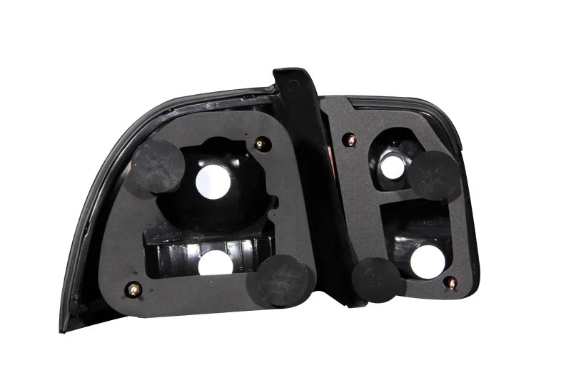 ANZO 1996-1997 Honda Accord Taillights Black - Side View