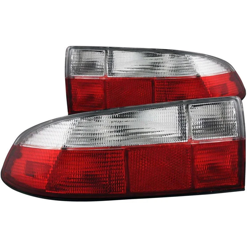 ANZO 1996-1999 BMW Z3 Taillights Red/Clear - Main Product View