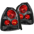 Load image into Gallery viewer, ANZO 1996-2000 Honda Civic Taillights Black - Main Product View