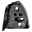 Load image into Gallery viewer, ANZO 1996-2000 Honda Civic Taillights Black - Side View