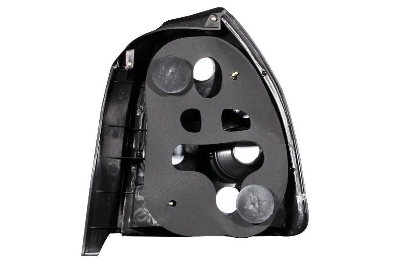ANZO 1996-2000 Honda Civic Taillights Black - Side View