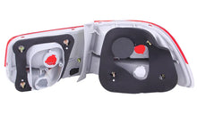 Load image into Gallery viewer, ANZO 1996-2000 Honda Civic Taillights Red/Clear - OEM 4pc - Side View