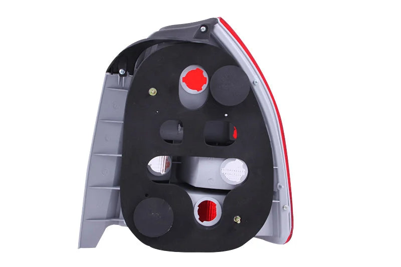 ANZO 1996-2000 Honda Civic Taillights Red/Smoke - Side View