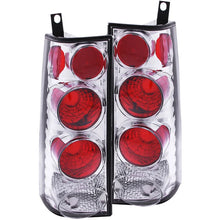 Load image into Gallery viewer, ANZO 1996-2002 Gmc Savana Taillights Chrome - Main Product View