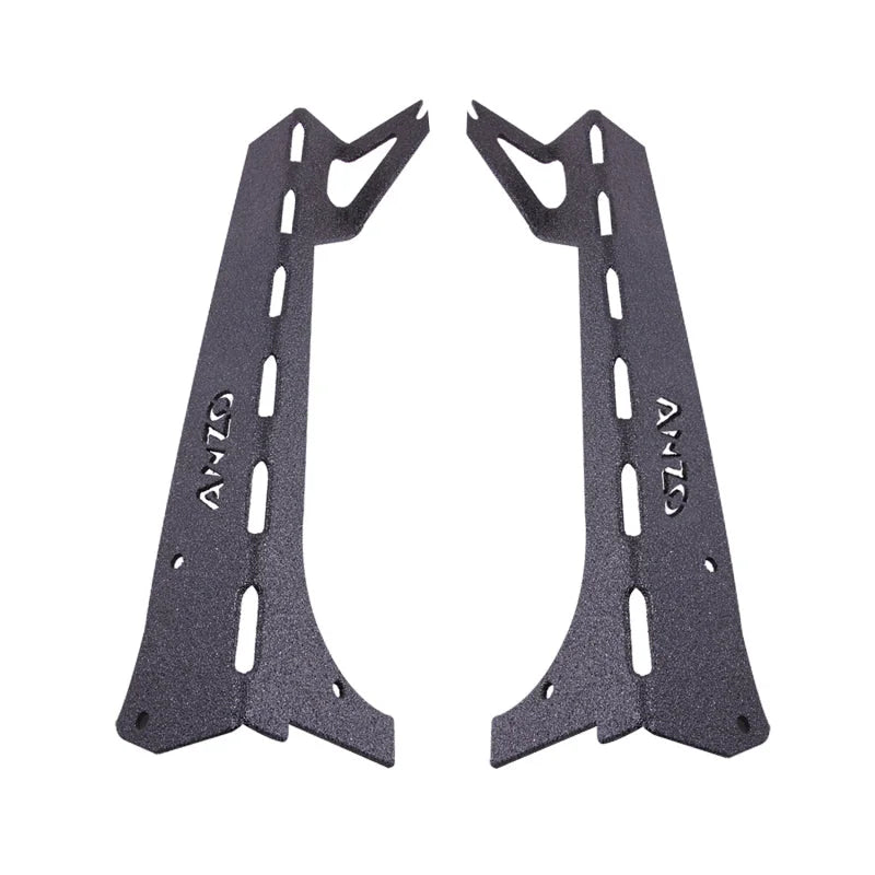 ANZO 1996-2006 Jeep Wrangler LED Bar Windshield Mounting Brackets - Main Product View