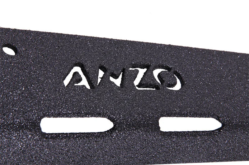 ANZO 1996-2006 Jeep Wrangler LED Bar Windshield Mounting Brackets - Side View