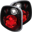 Load image into Gallery viewer, ANZO 1997-2000 Ford F-150 Taillights Black - Main Product View