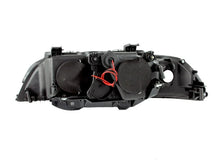 Load image into Gallery viewer, ANZO 1997-2001 BMW 5 Series Projector Headlights w/ Halo Black - Additional View 5