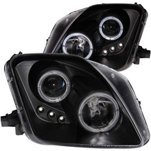 Load image into Gallery viewer, ANZO 1997-2001 Honda Prelude Projector Headlights w/ Halo Black w/ LED - Main Product View