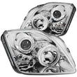 Load image into Gallery viewer, ANZO 1997-2001 Honda Prelude Projector Headlights w/ Halo Chrome w/ LED - Main Product View