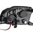 Load image into Gallery viewer, ANZO 1997-2001 Honda Prelude Projector Headlights w/ Halo Chrome w/ LED - Detail View
