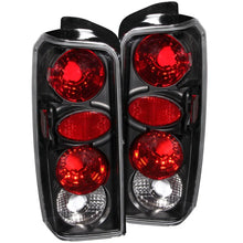 Load image into Gallery viewer, ANZO 1997-2001 Jeep Cherokee Taillights Black - Main Product View