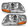 Load image into Gallery viewer, ANZO 1997-2003 Ford F-150 Crystal Headlight G2 Clear With Parking Light - Main Product View