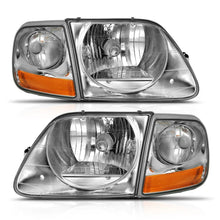 Load image into Gallery viewer, ANZO 1997-2003 Ford F-150 Crystal Headlight G2 Clear With Parking Light - Main Product View