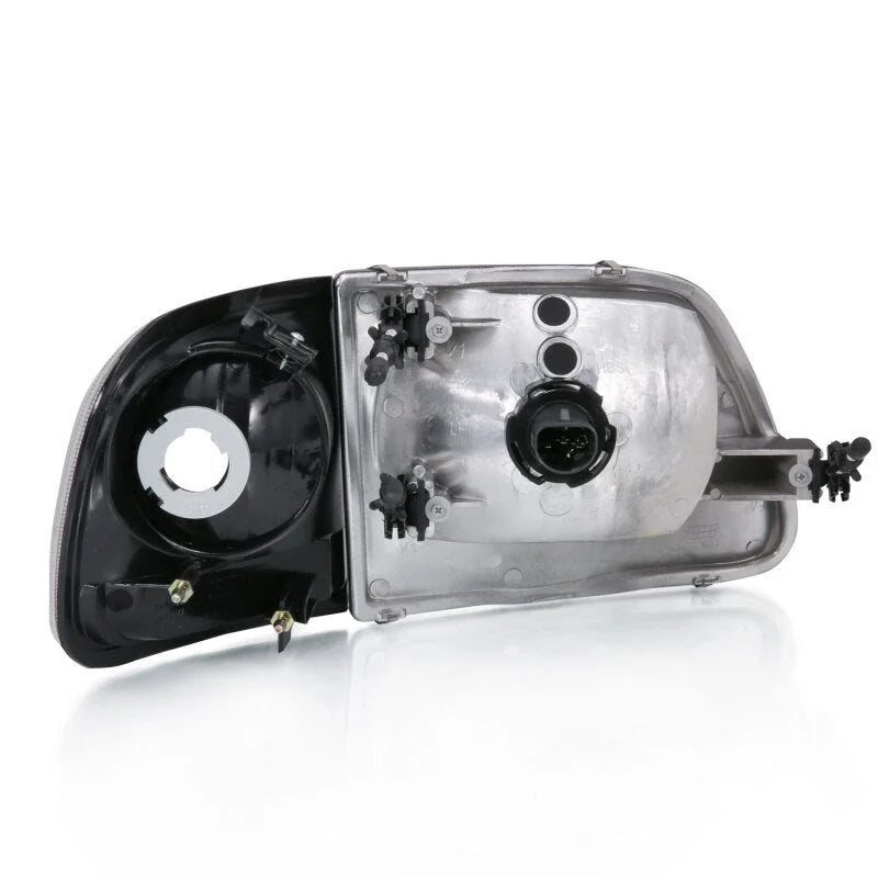 ANZO 1997-2003 Ford F-150 Crystal Headlight G2 Clear With Parking Light - Side View