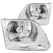 Load image into Gallery viewer, ANZO 1997-2003 Ford F-150 Crystal Headlights Chrome - Side View