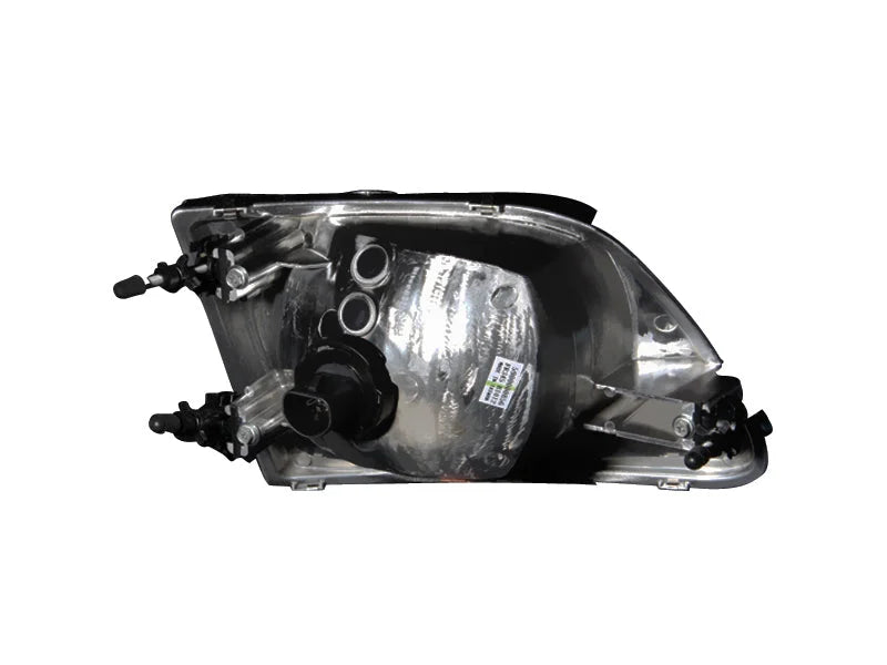 ANZO 1997-2003 Ford F-150 Crystal Headlights Chrome - Installation View