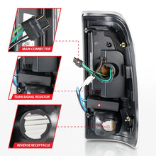 Load image into Gallery viewer, ANZO 1997-2003 Ford F-150 LED Tail Lights w/ Light Bar Black Housing Clear Lens - Additional View 6