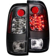 Load image into Gallery viewer, ANZO 1997-2003 Ford F-150 LED Taillights Black - Main Product View