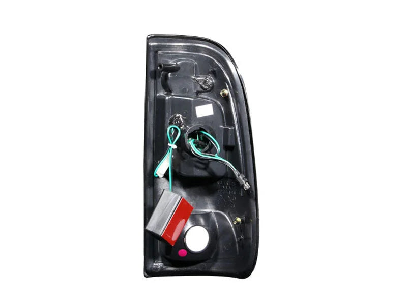 ANZO 1997-2003 Ford F-150 LED Taillights Black - Detail View