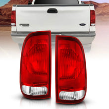 Load image into Gallery viewer, ANZO 1997-2003 Ford F-150 Taillight Red/Clear Lens (OE Replacement) - Main Product View
