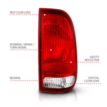 Load image into Gallery viewer, ANZO 1997-2003 Ford F-150 Taillight Red/Clear Lens (OE Replacement) - Side View